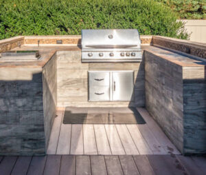 Built In Grill At The Private Deck
